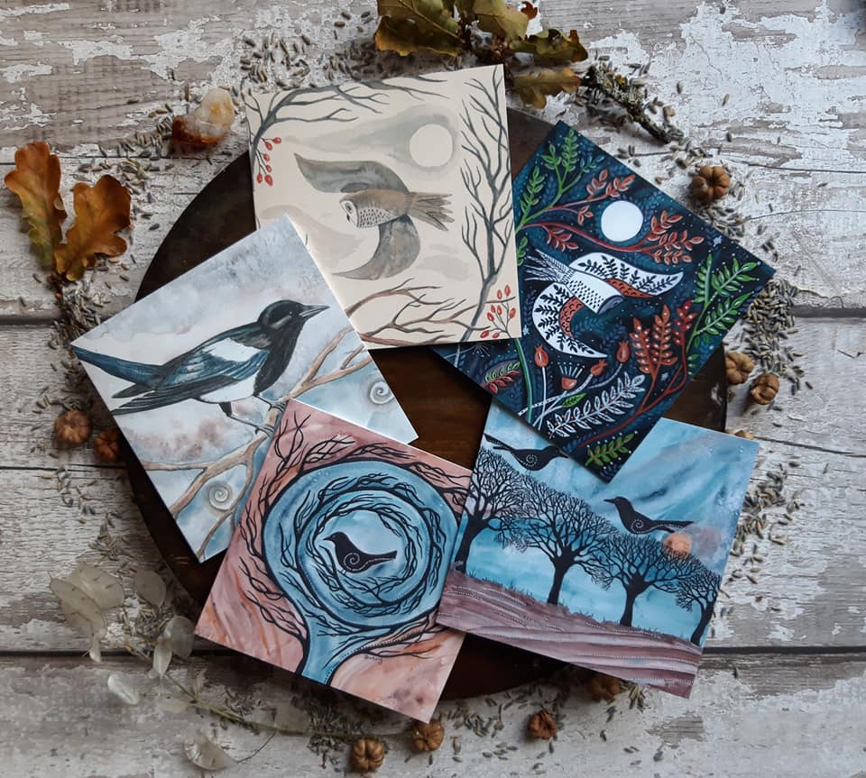 Art Greeting Cards – Art,stitchery and curio from Essence of Awen